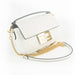 Fendi Leather Baguette Bag in White
