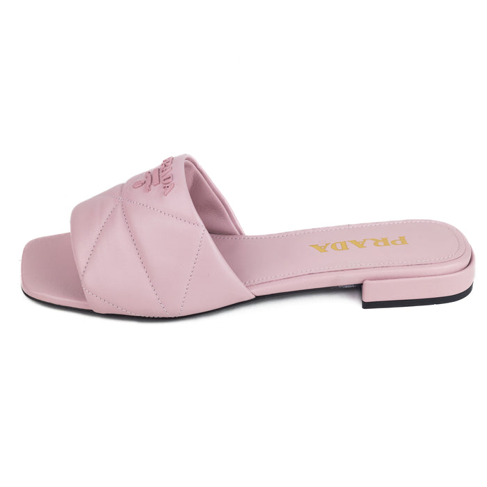 Prada Quilted Leather Mules