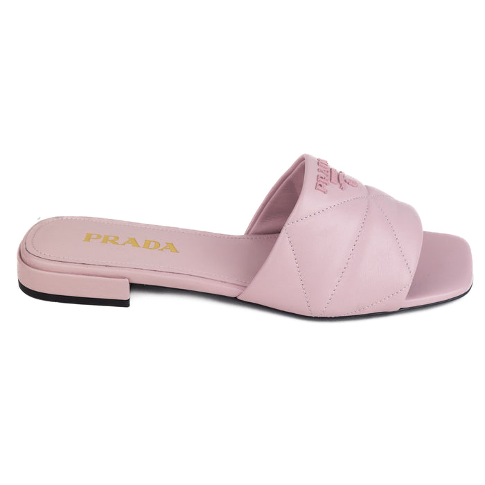 Prada Quilted Leather Mules