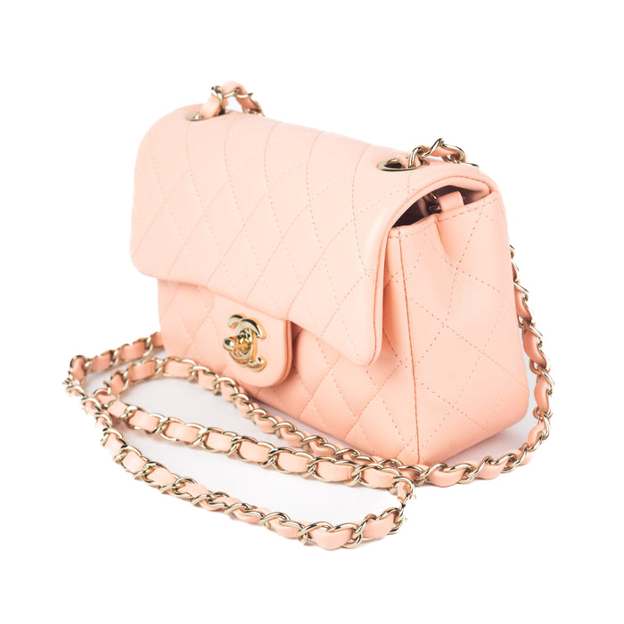 Chanel Classic Mini Flap Bag in Pink