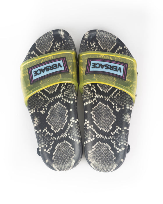 Versace 90s Vintage Logo Slides
