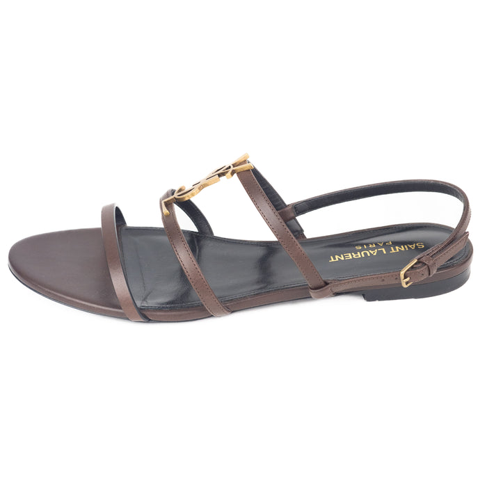 Saint Laurent Cassandra Flat Sandals