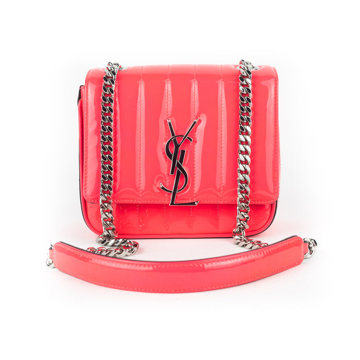 Saint Laurent Small Vicky Neon Chain Bag