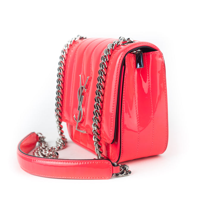 Saint Laurent Small Vicky Neon Chain Bag