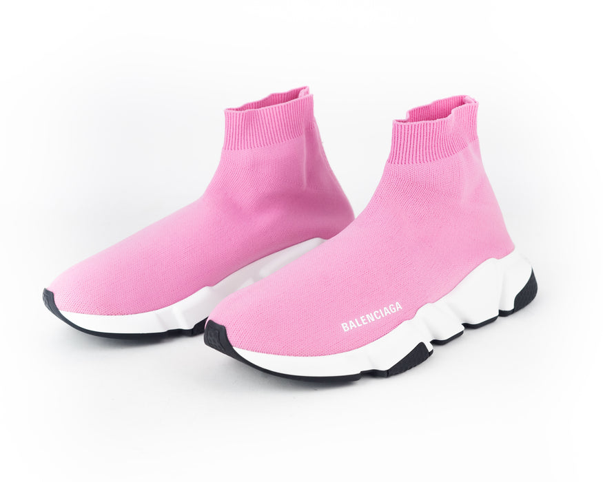 Balenciaga Speed Knit Sneaker in Pink