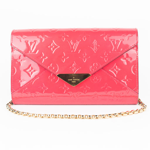 Louis Vuitton Chain Envelope Bag in Sparkly Pink Vernis