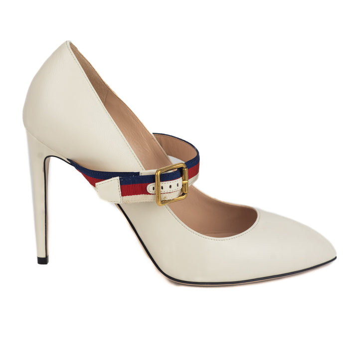 Gucci Malaga Kid High Heel Pumps