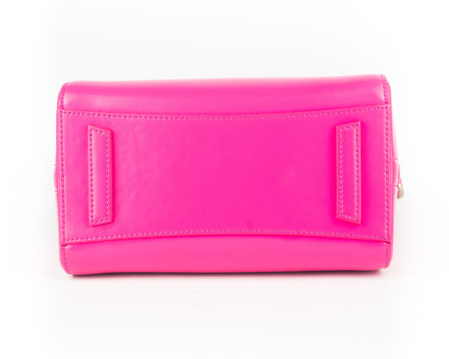 Givenchy Mini Antigona Bag in Hot Pink Smooth Leather