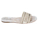 Dior Dway Slides white and gold