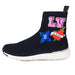 Louis Vuitton Black Heart Sock Sneakers 