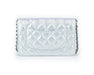 Chanel Classic Wallet on Chain in Iridescent Blue