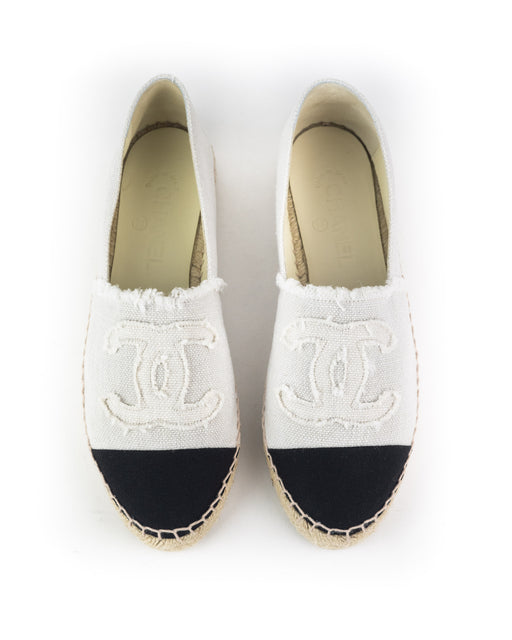 Chanel Linen Canvas Espadrilles