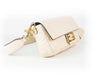 Fendi Nappa FF Baguette in White Leather