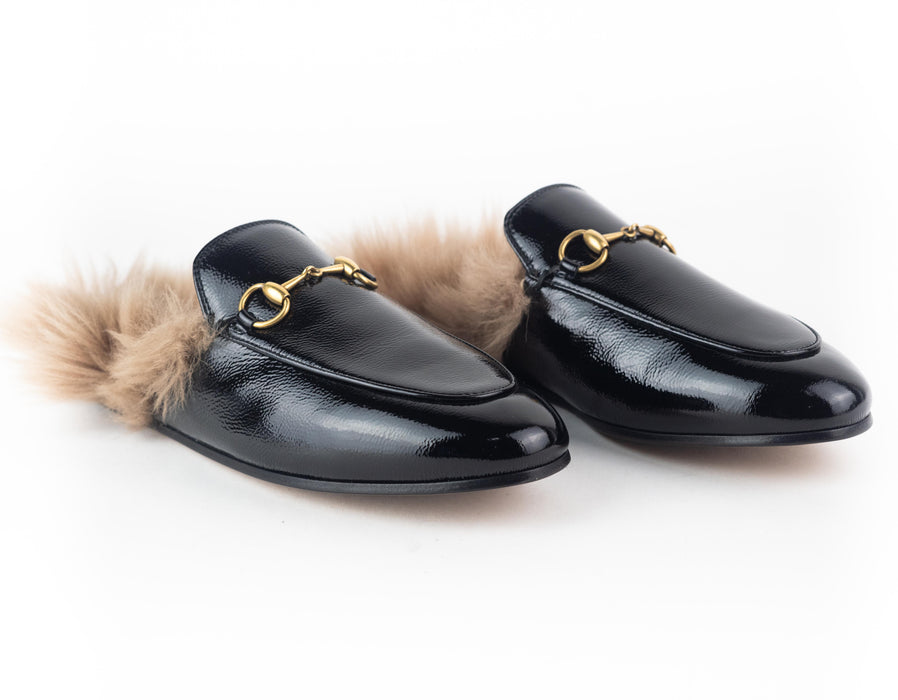 Gucci Princetown Apron Toe Mules