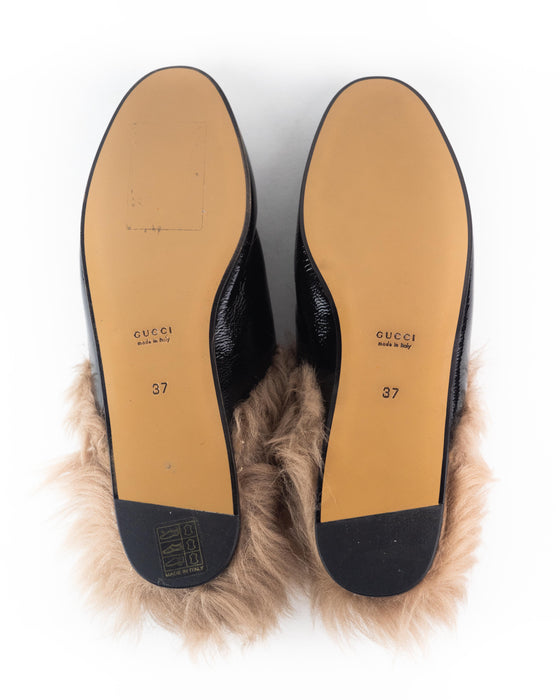 Gucci Princetown Apron Toe Mules