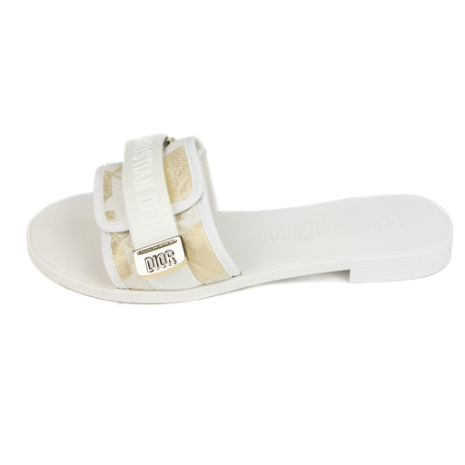 Dior (R)evolution Slides white and gold