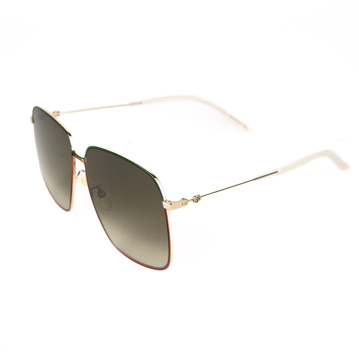 Gucci Gradient Red and Green Rimmed Sunglasses