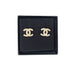 Chanel CC Gold and Crystal Earrings