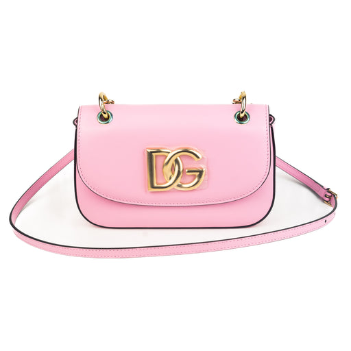 Dolce and Gabbana 3.5 DG Pink Leather Bag