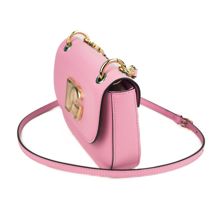 Dolce and Gabbana 3.5 DG Pink Leather Bag