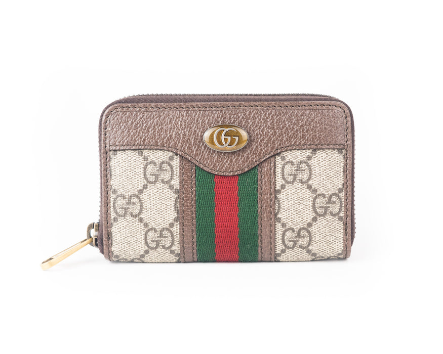 Gucci Ophidia GG Zip Around Card Case