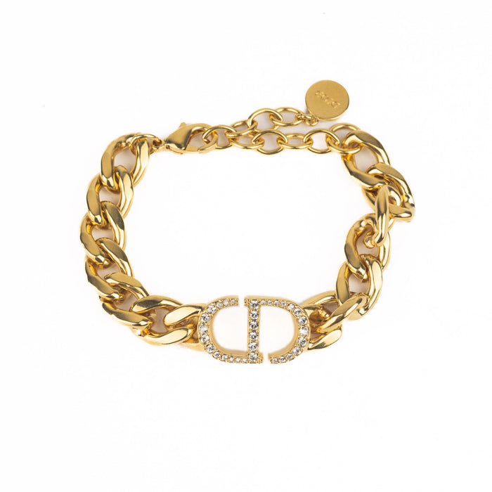 Christian Dior 30 Montaigne Gold Bracelet