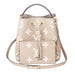 Louis Vuitton NéoNoé MM in Dove and Cream Monogram Empreinte Leather