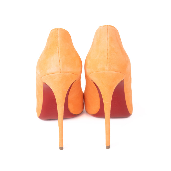 Christian Louboutin So Kate Suede 120MM in Sunset