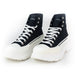 Alexander McQueen Tread Canvas Hightop Platform Sneakers