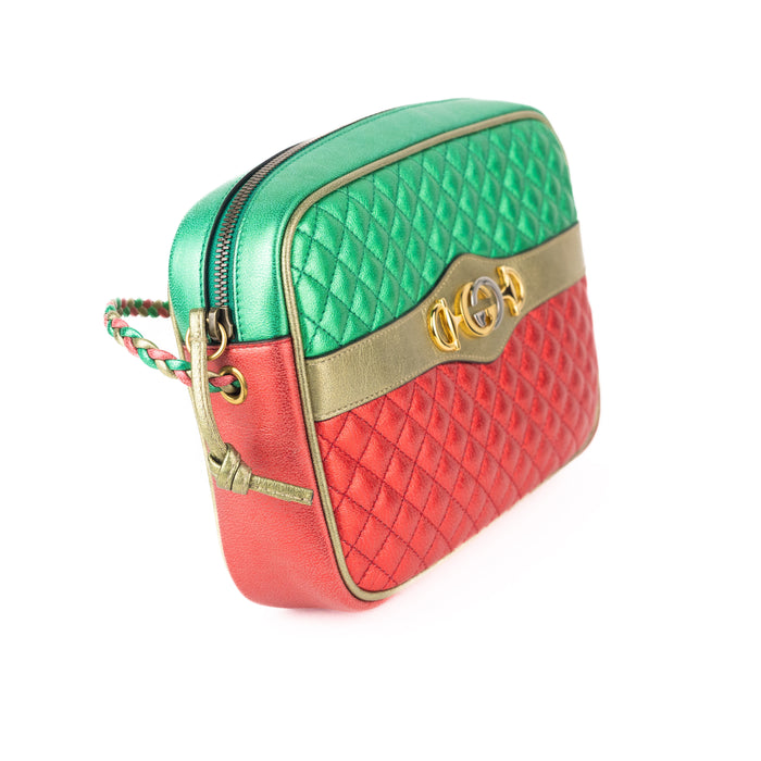 Gucci Laminated Trapuntata Camera Bag