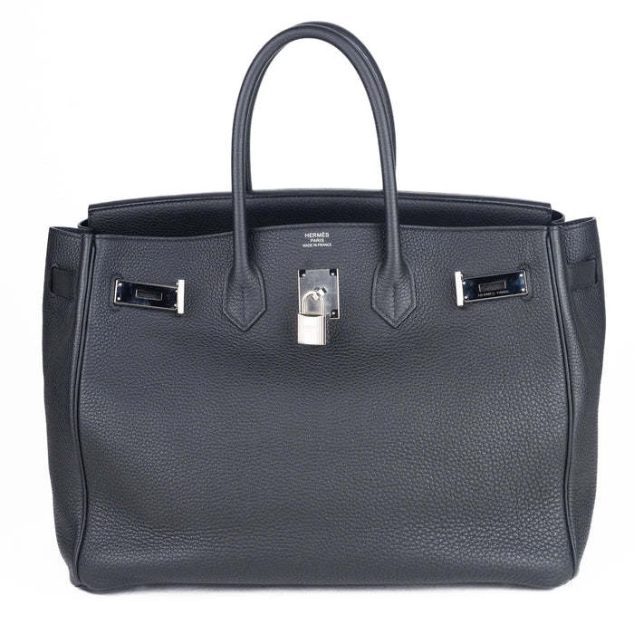 Hermes Togo Birkin 35 with silver hardware