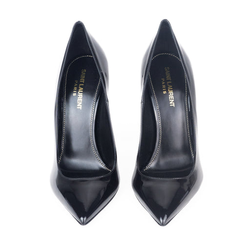 Saint Laurent Opyum Patent Leather Pumps in all Black