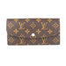 Louis Vuitton Monogram Emilie Wallet in Rose Ballerine