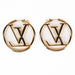 Louis Vuitton Louise Hoop Earrings in Gold