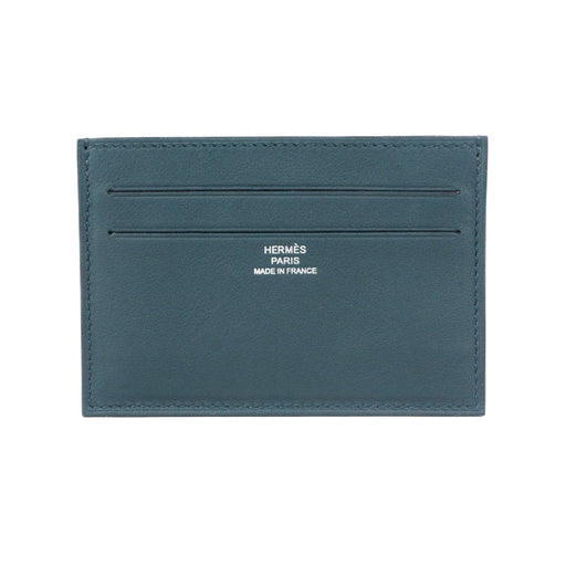 Hermes Citizen Twill Card Case in Dark Green