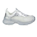 Dior Vibe Sneakers in White Mesh and Silver-Tone Technical Fabric