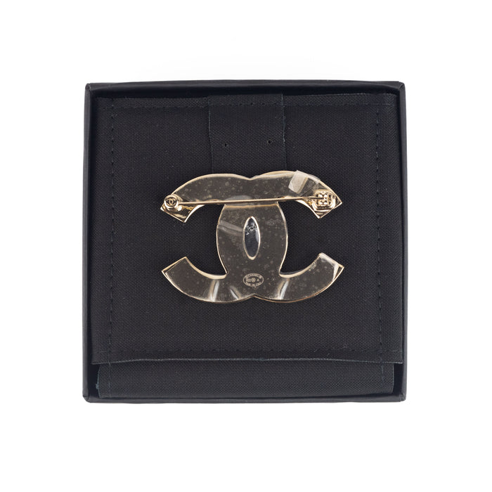 Chanel Brooch Black