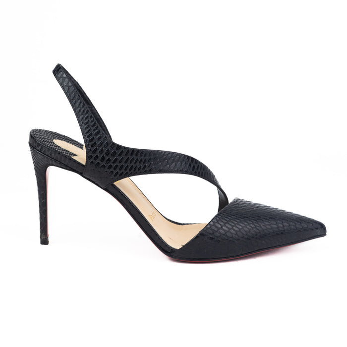 Christian Louboutin Brandina 85 Calf Jurassic Pumps in Black