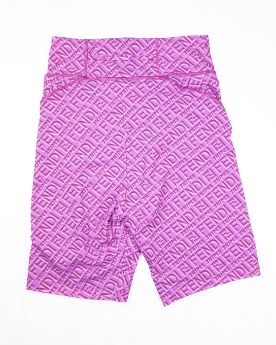 Fendi X Skims Swim Short in Monogram Purple