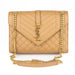 Saint Laurent Medium Tri-Quilt Envelope Bag in Golden Olive