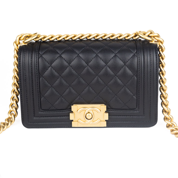 Chanel Caviar Quilted Small Boy bag