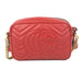 Gucci GG Marmont Matelassé Mini Bag in Red Leather