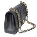 Chanel Large Classic Handbag in Black Grained Calfskin and Gold-Tone Metal