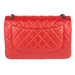 Chanel Large Classic Handbag in Lambskin leather and silver hardware