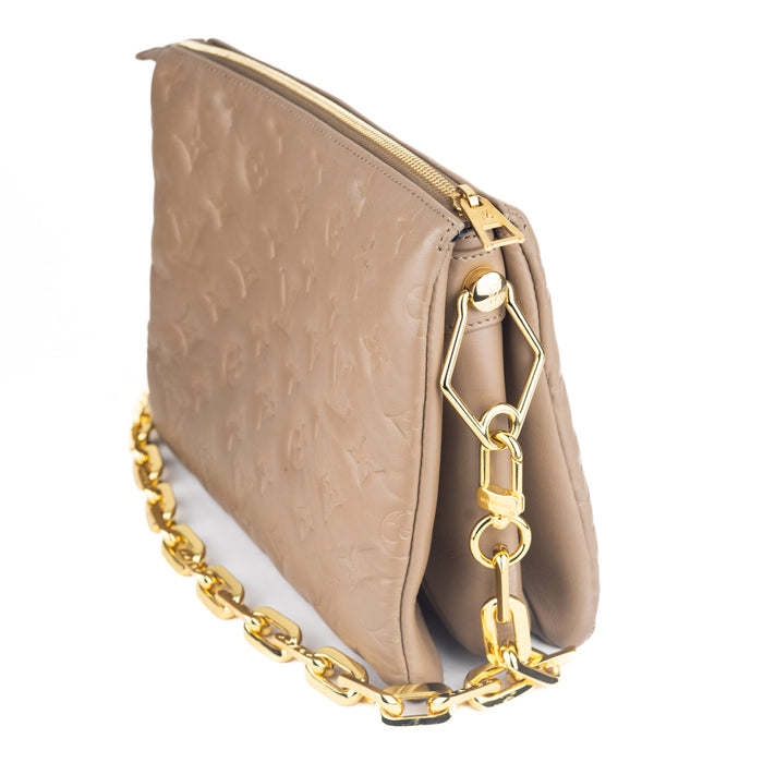 Louis Vuitton Coussin MM in Taupe