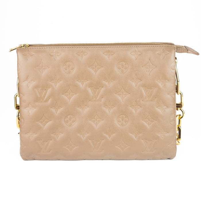 Louis Vuitton Coussin MM in Taupe