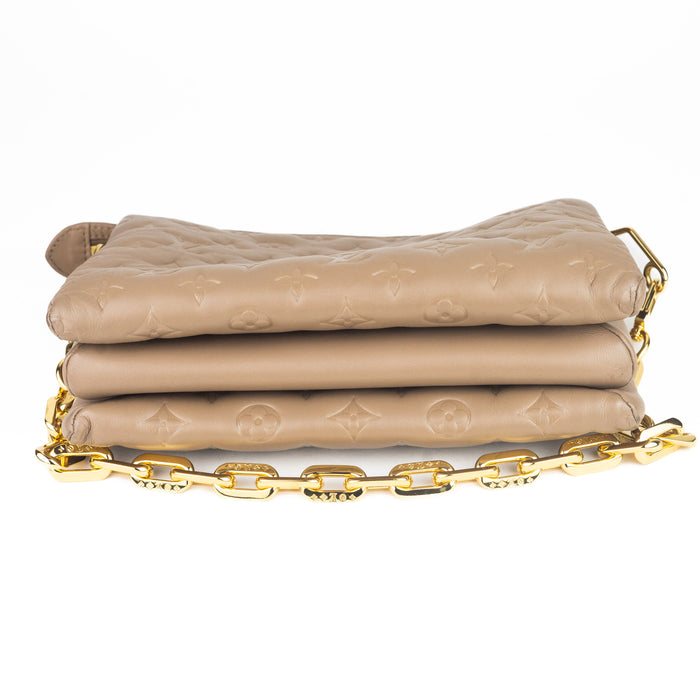 Louis Vuitton Coussin MM in Taupe