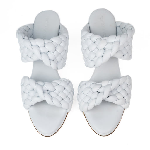 Bottega Veneta BV Curve Sandals in Optic White