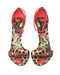 Dolce & Gabbana Cherry Leopard Print Sandals with DG Baroque Heel