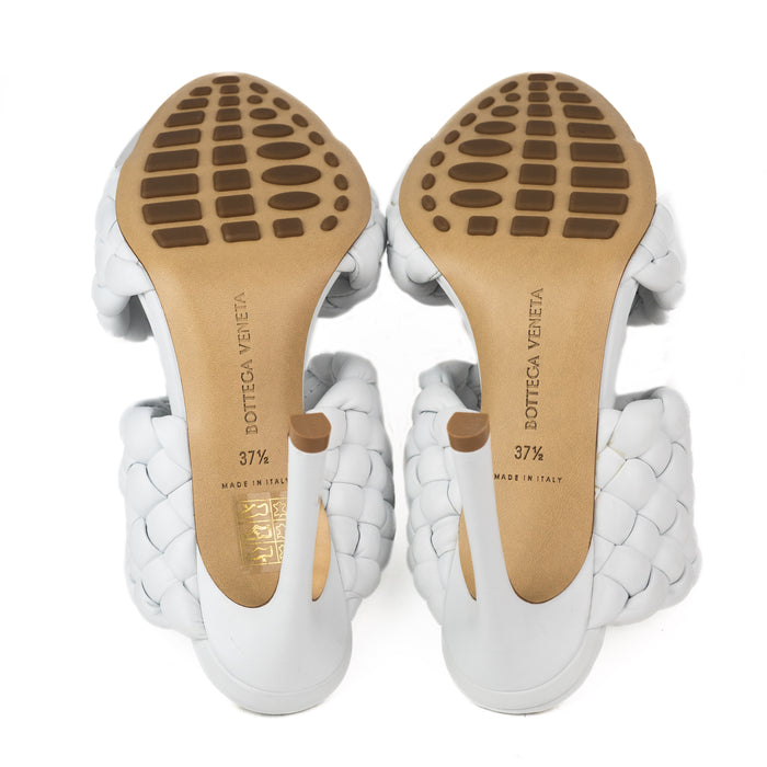 Bottega Veneta BV Curve Sandals in Optic White